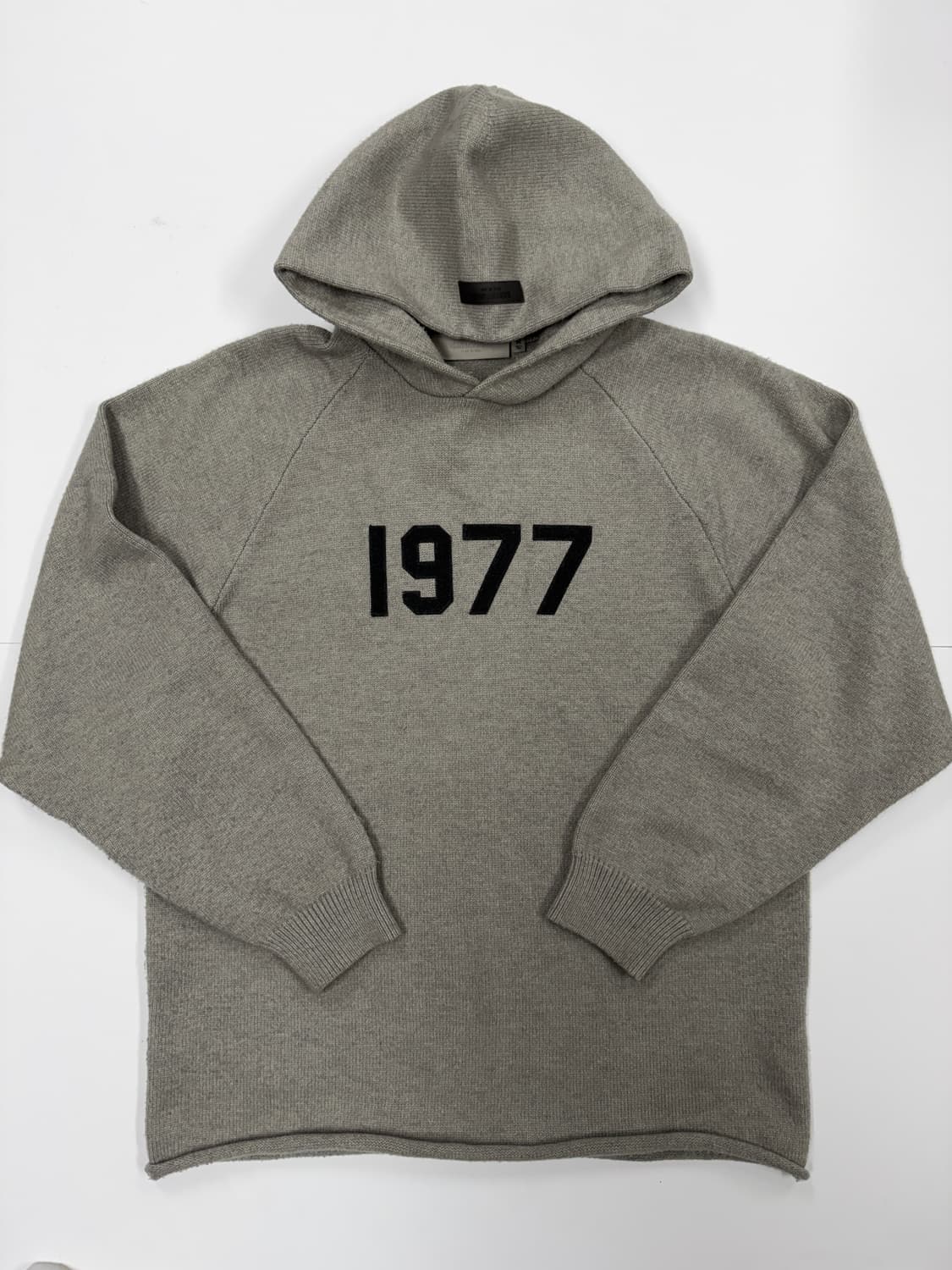 에센셜 그레이 니트 후드 상품이미지2