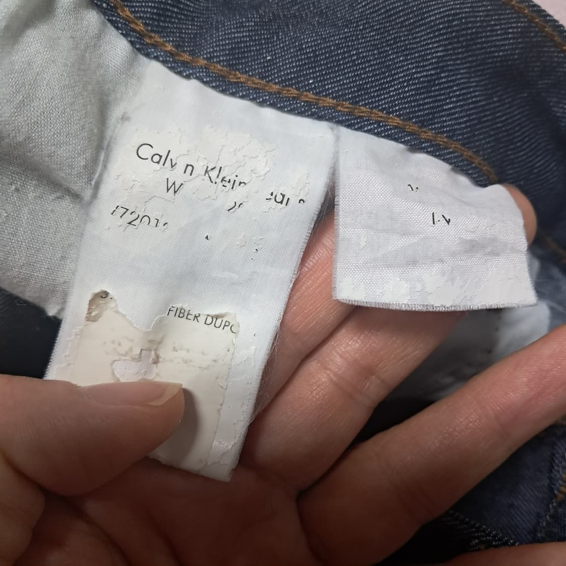캘빈클라인 데님 스커트 청치마 W27~28 상품이미지5