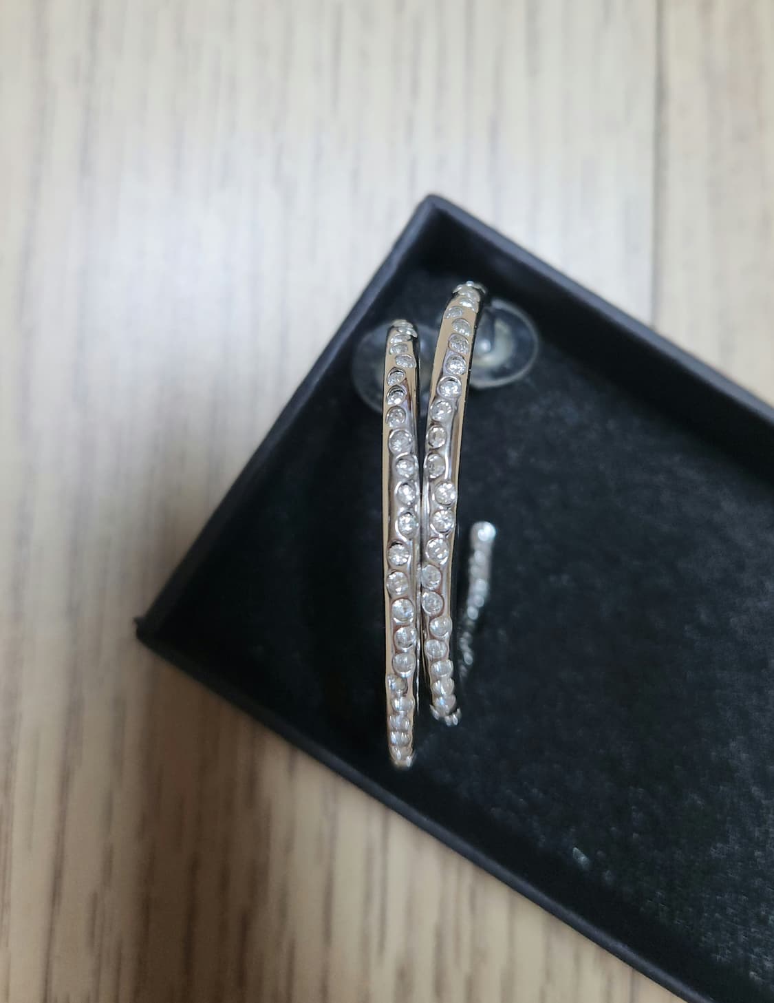 스와로브스키 후프 귀걸이 상품이미지3