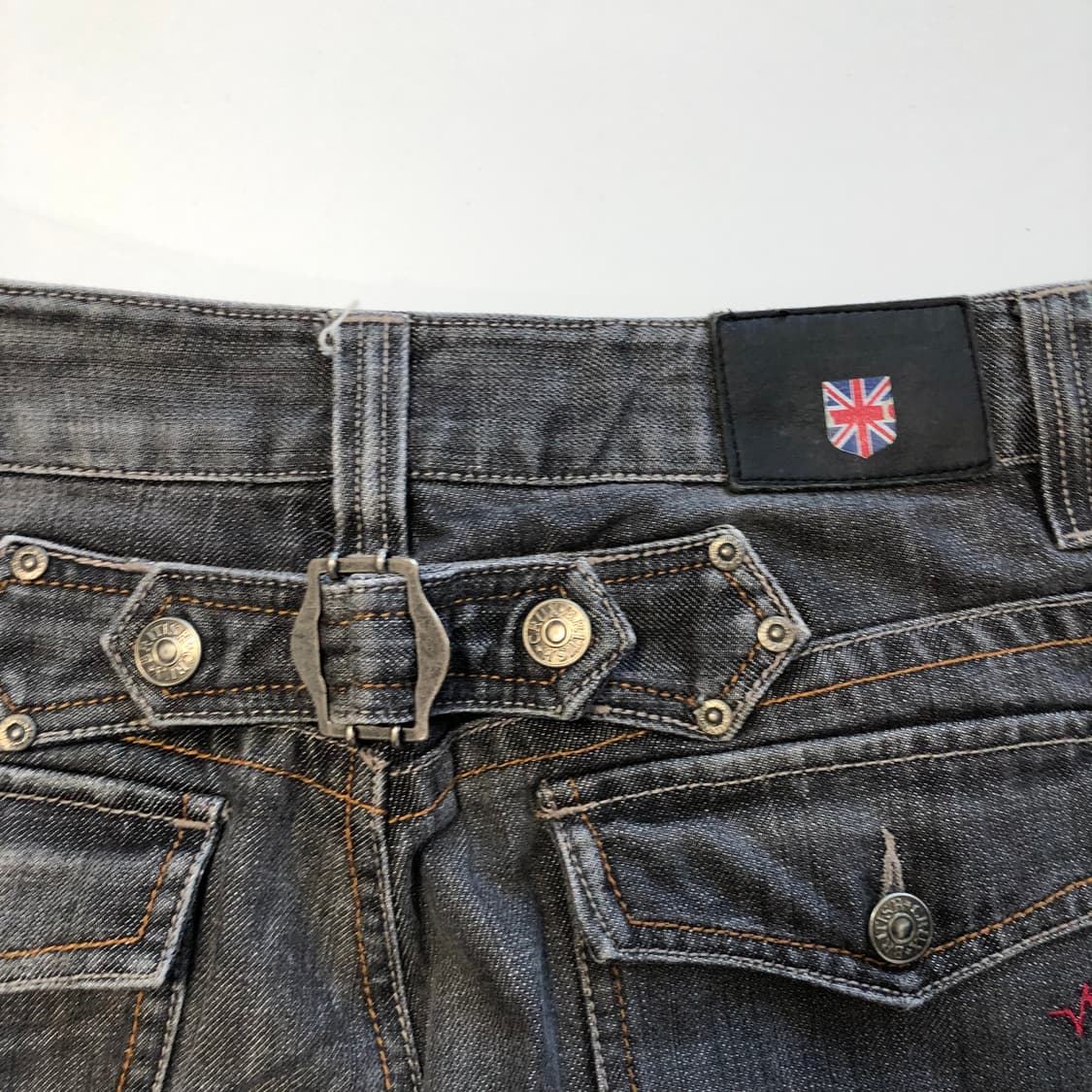 빈티지 신치백 데님팬츠 상품이미지6