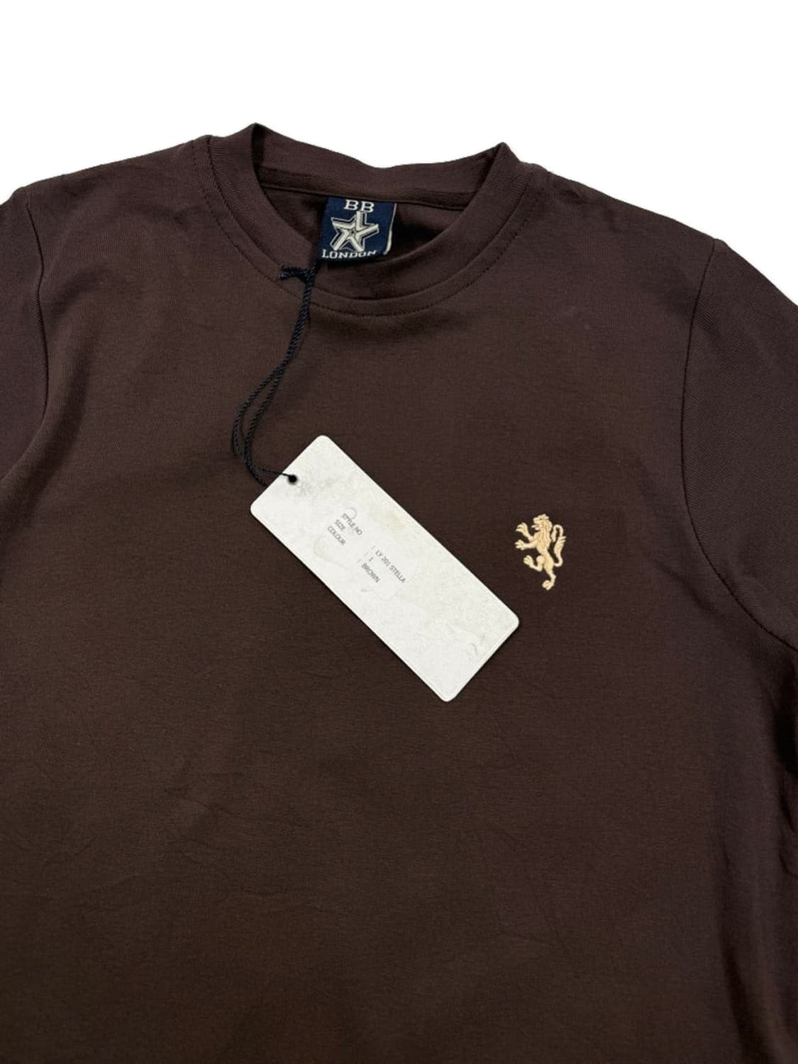 빈티지 BB LONDON 브라운 반팔티 상품이미지4