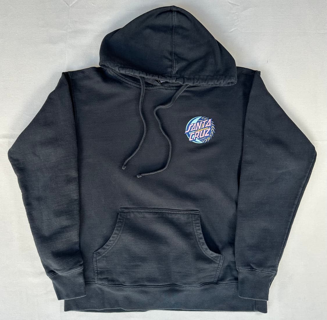 산타크루즈 클래식 닷 로고 후드티 블랙 S (Small) 스케이트보드 풀 상품이미지1