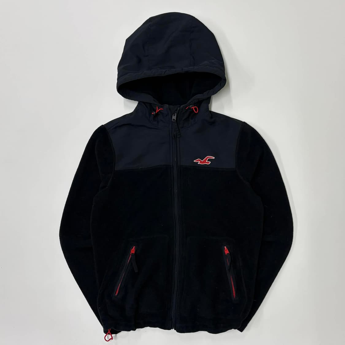 홀리스터 y2k 플리스 자켓 후리스 후드집업(M) 상품이미지2