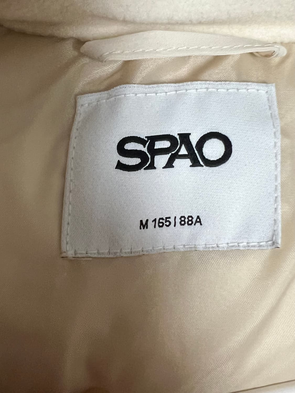 스파오 파스텔 푸퍼 패딩 M 상품이미지4