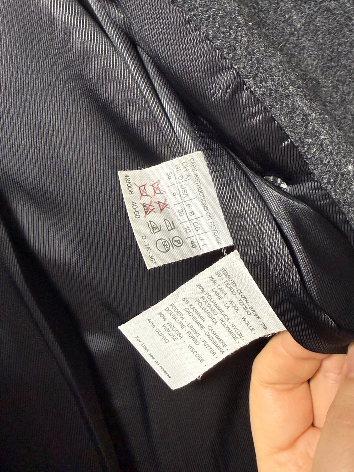 막스마라위켄드라인 스트라이프 울코트자켓 상품이미지5