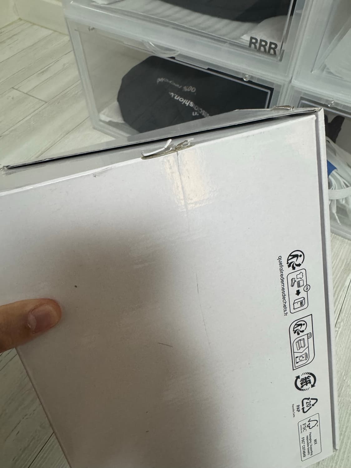 [260] 파프 온 클라우드벤쳐 블랙 새상품 상품이미지3