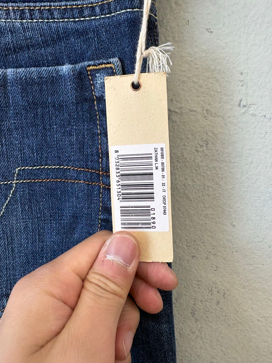 새상품 디젤 ZATHAN 부츠컷 데님팬츠 상품이미지10