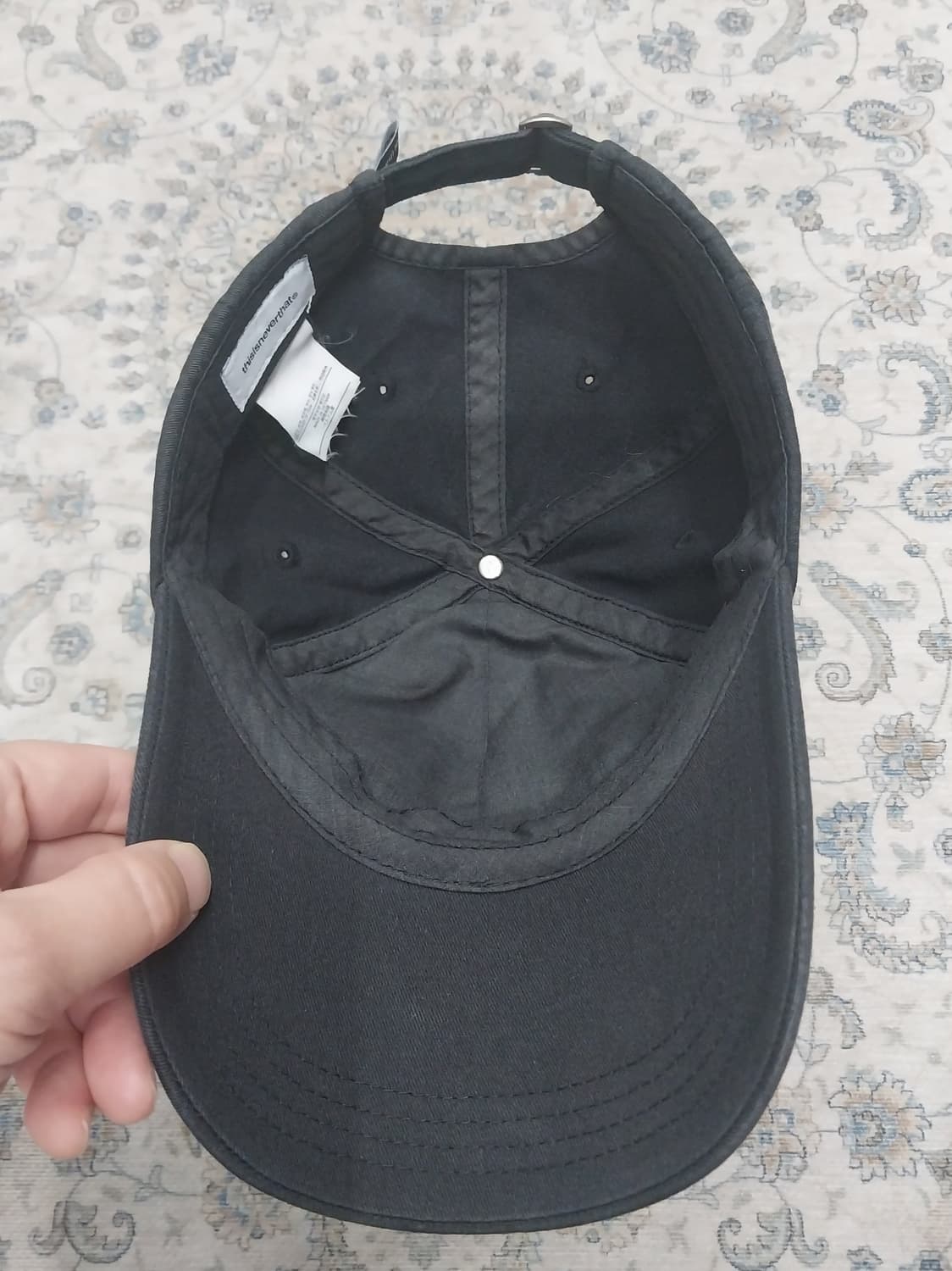 디스이즈네버댓 블랙 면 볼캡 상품이미지6