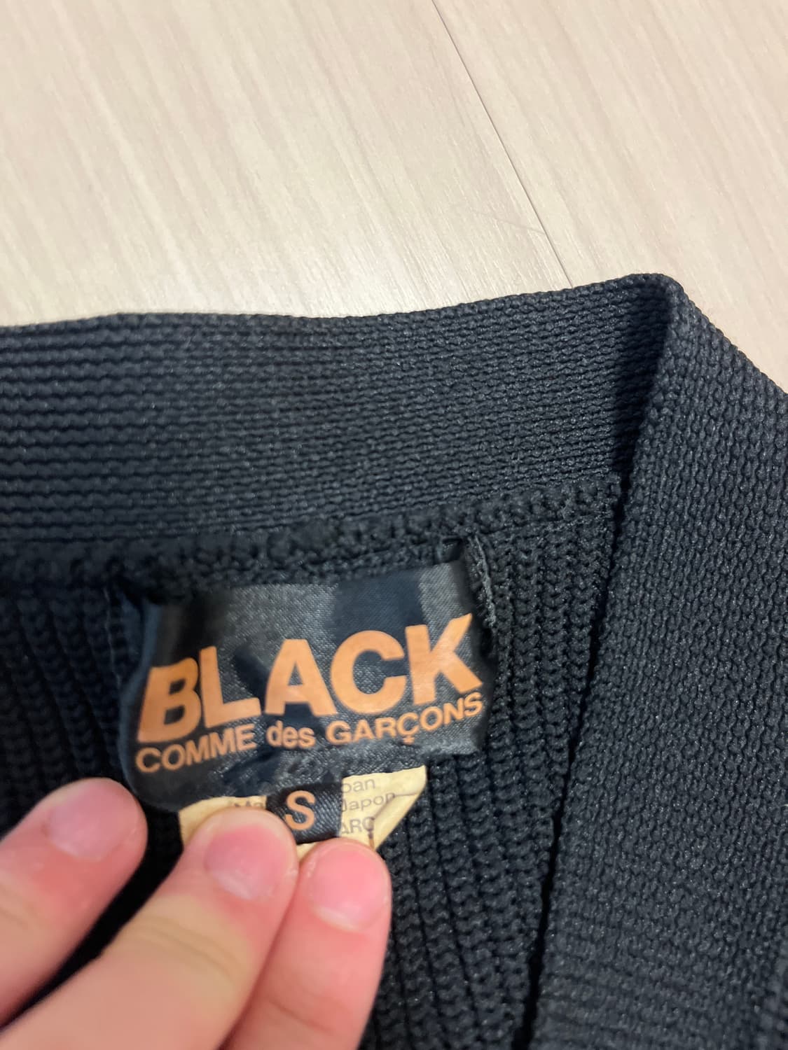 꼼데가르송 블랫 가디건 상품이미지4