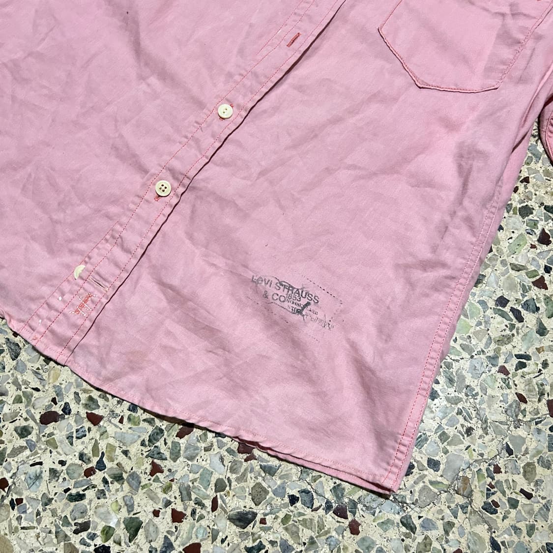 리바이스(Levis) 핑크 웨스턴 셔츠 상품이미지4