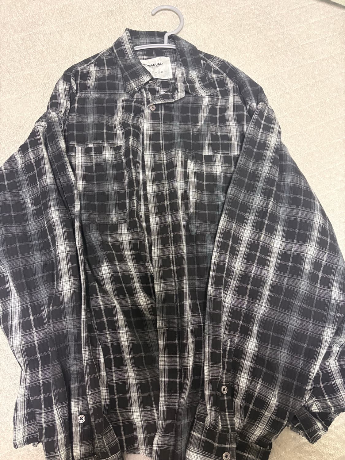 노매뉴얼 셔츠 L 상품이미지3