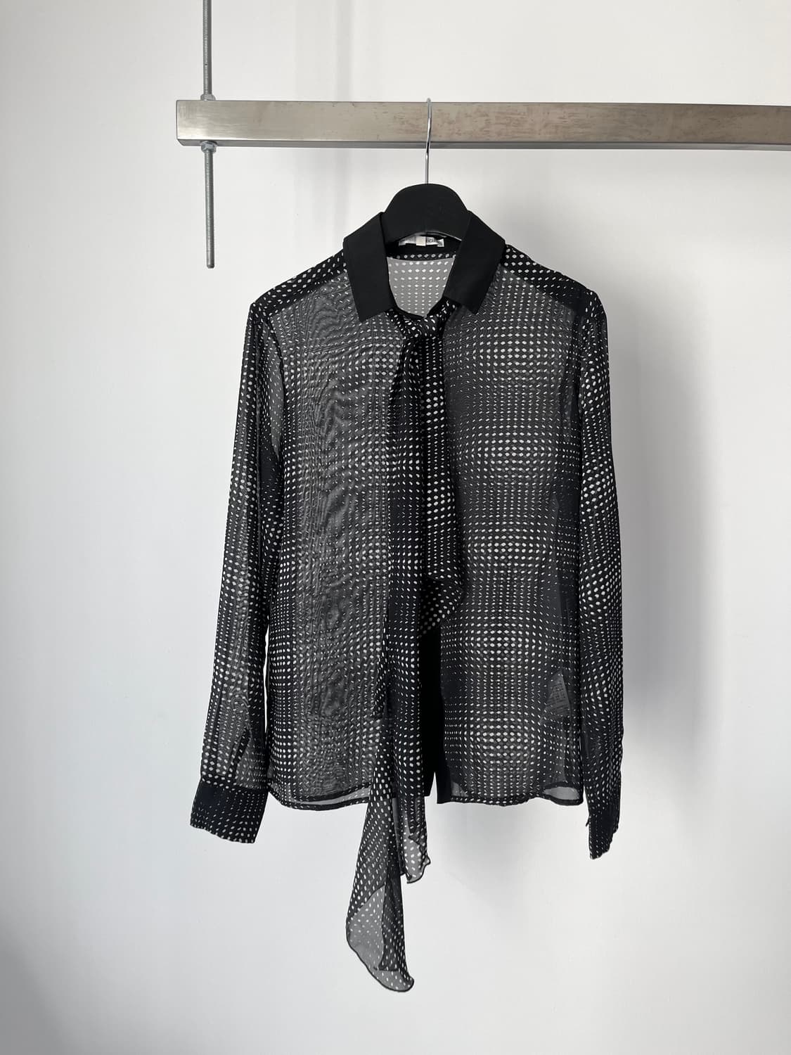 NARACAMICIE tie neck blouse  상품이미지2