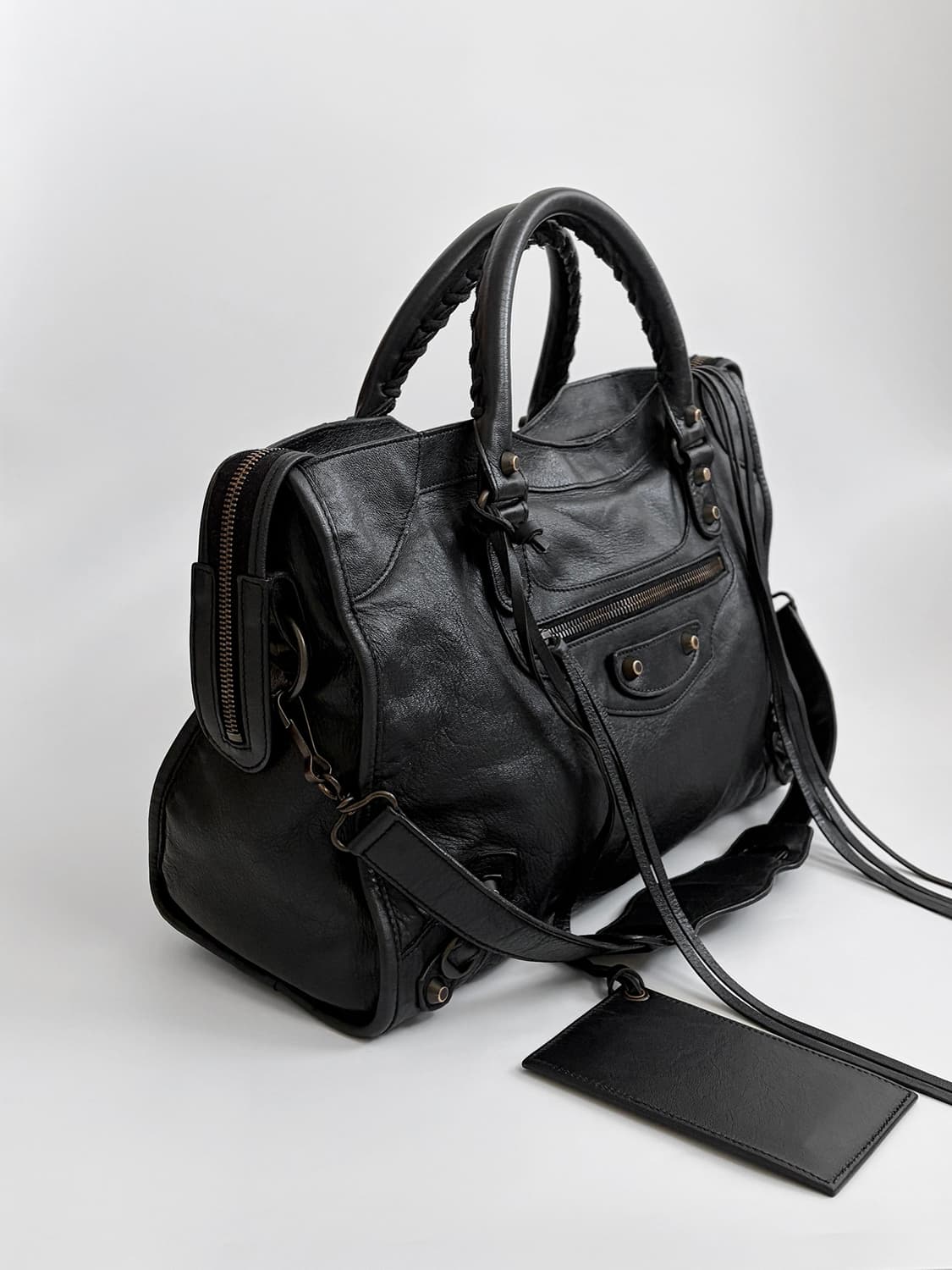 발렌시아가 클래식 시티백 미듐 판매합니다. 상품이미지3