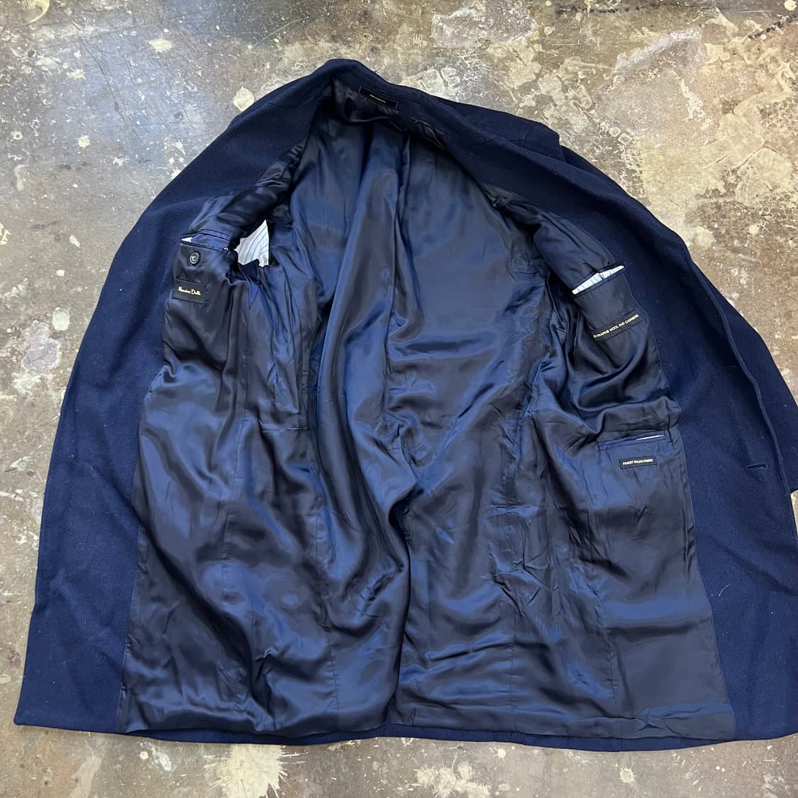 100) 마시모두띠 캐시미어 울 혼방 코트 싱글코트 이태리원단 상품이미지4