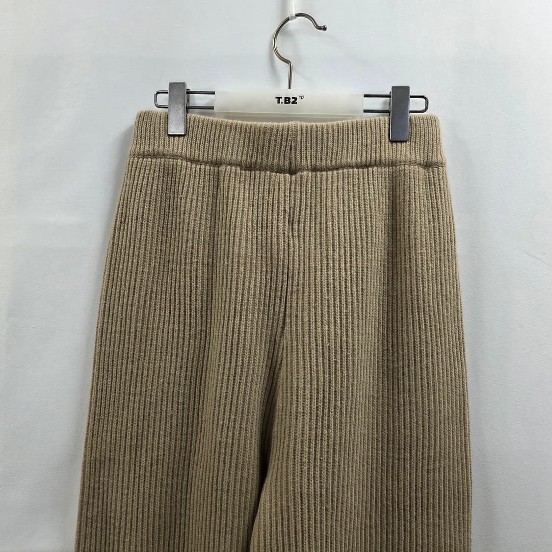 1156 ORR 오르 울 니트 팬츠 베이지 밴딩 팬츠 / 여성 상품이미지2