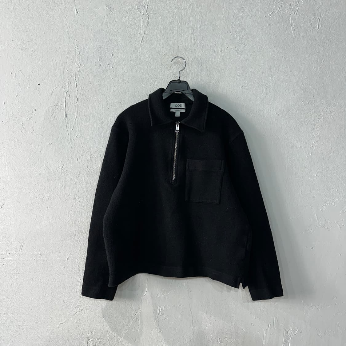 COS 코스 반집업 카라니트 여성M 상품이미지1