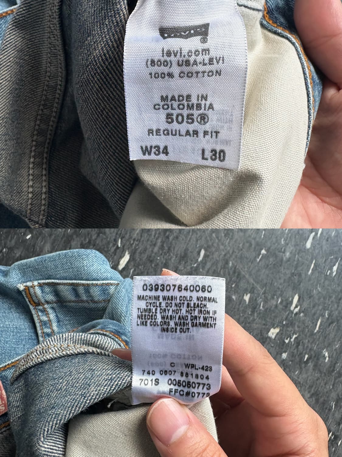 Levi's 505 Regular Fit Jeans 상품이미지10