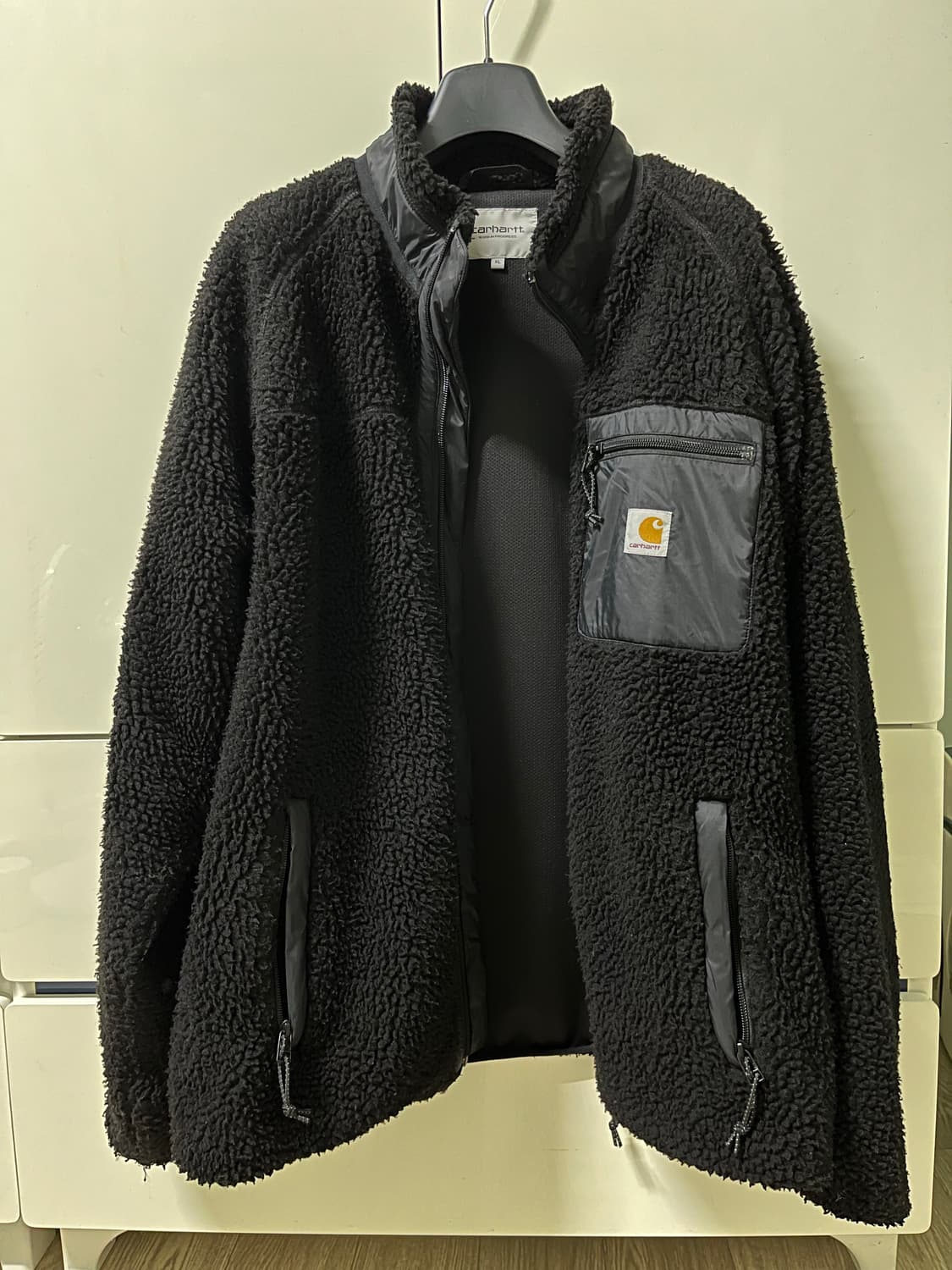 칼하트 wip 후리스 블랙 XL 상품이미지1