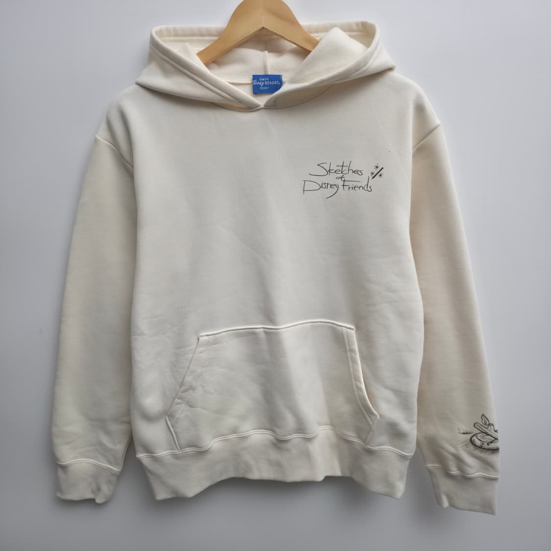 [M] 새상품 디즈니 미키마우스 아이보리 후드티 상품이미지2