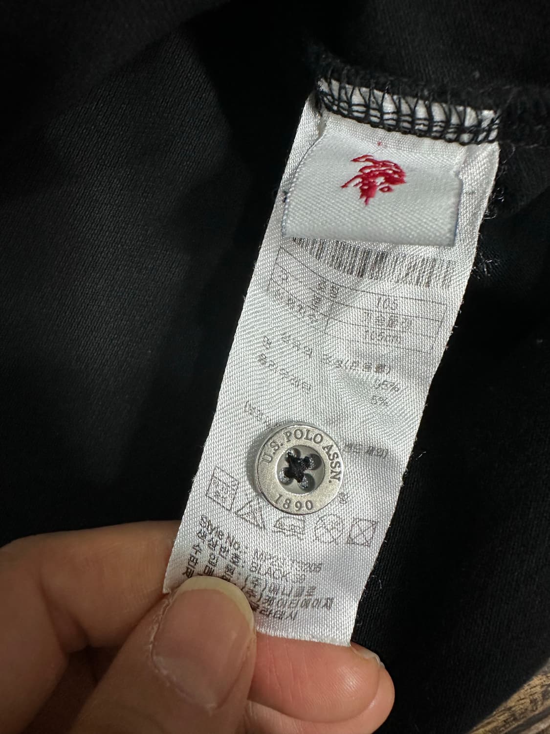 US POLO ASSN 기본 카라티 실측L 상품이미지6