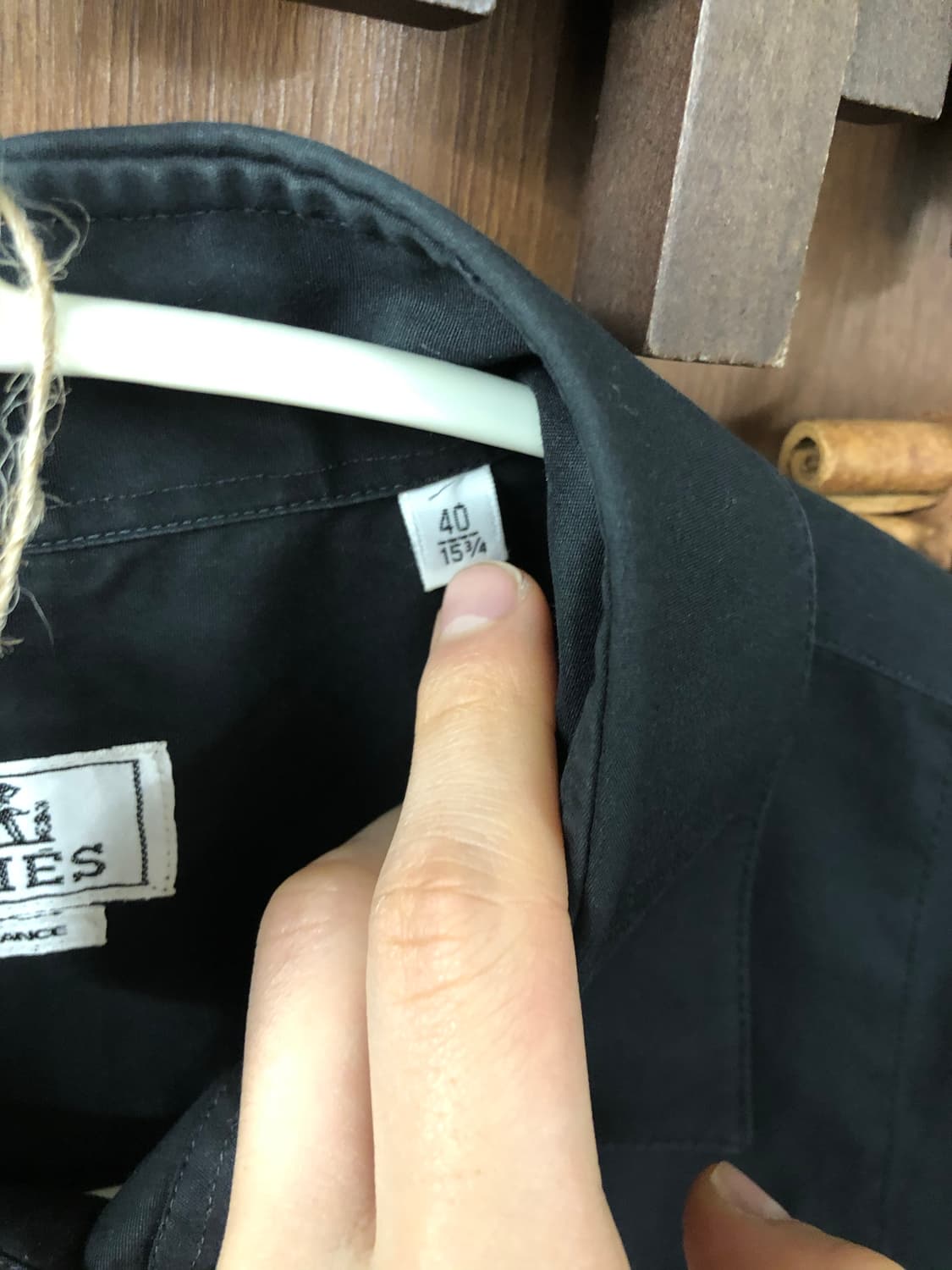 Hermes 에르메스 히든버튼 셔츠 상품이미지6