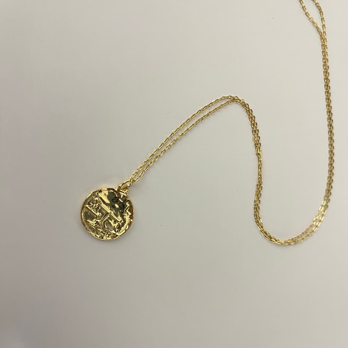 새제품) 925실버 18k골드도금 은 코인 목걸이 상품이미지1