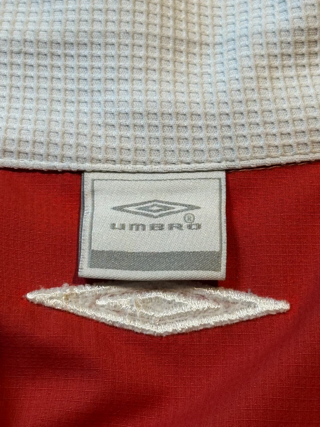 희귀) 엄브로 UMBRO 올드스쿨 나일론 배색 하프 반집업 상품이미지9