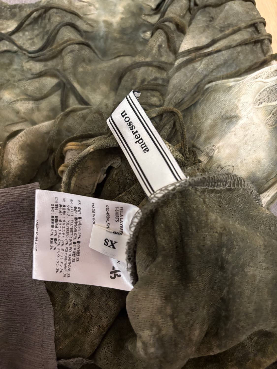 앤더슨벨 레이어드 티 상품이미지6