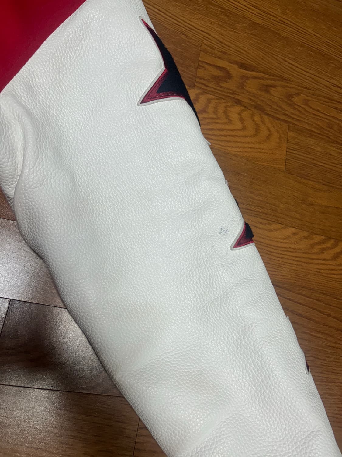 아카이브 볼드 레드 바시티자켓 스타디움 자켓 상품이미지8