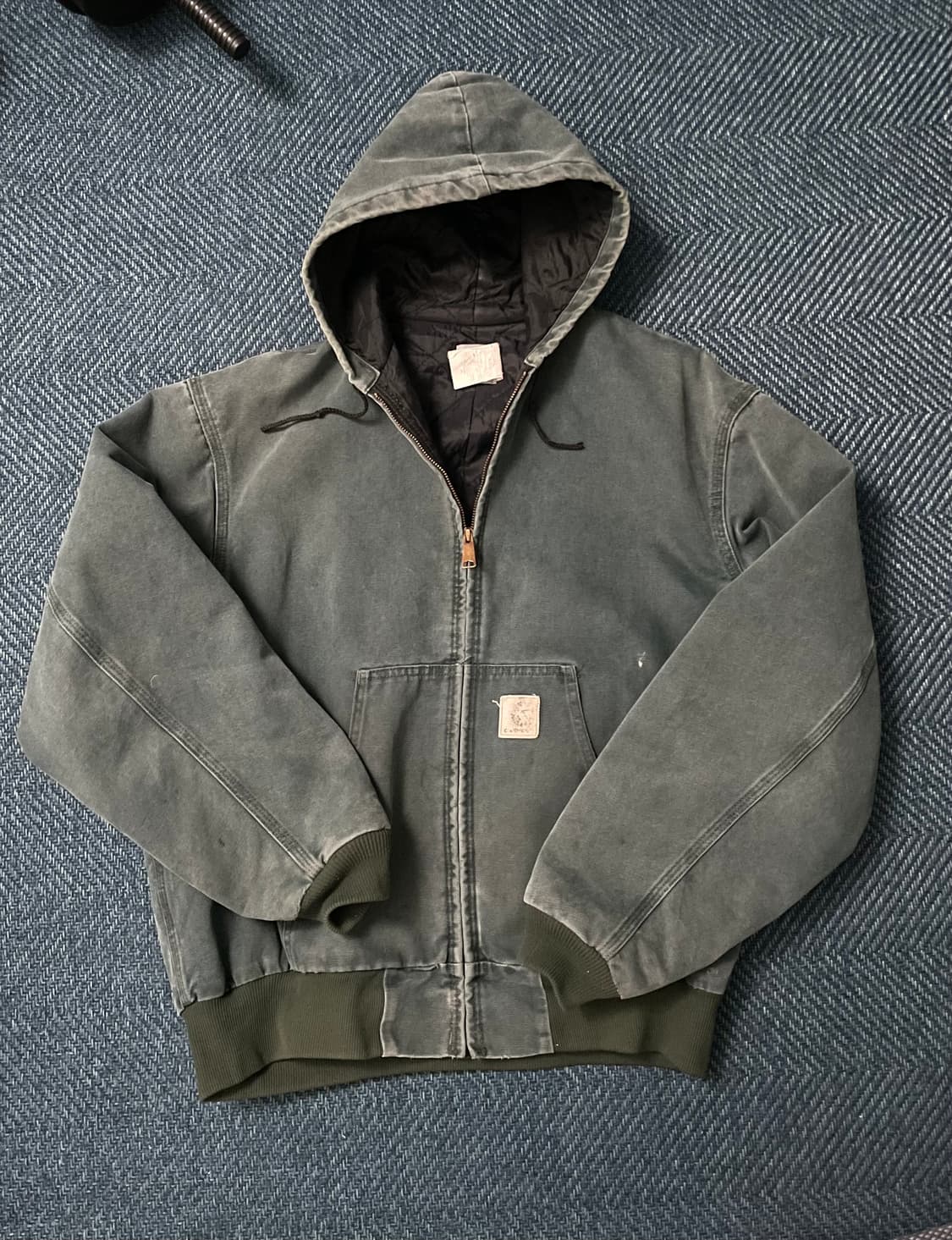 칼하트 덕 액티브자켓 JQ243 헌터그린 XL 상품이미지1