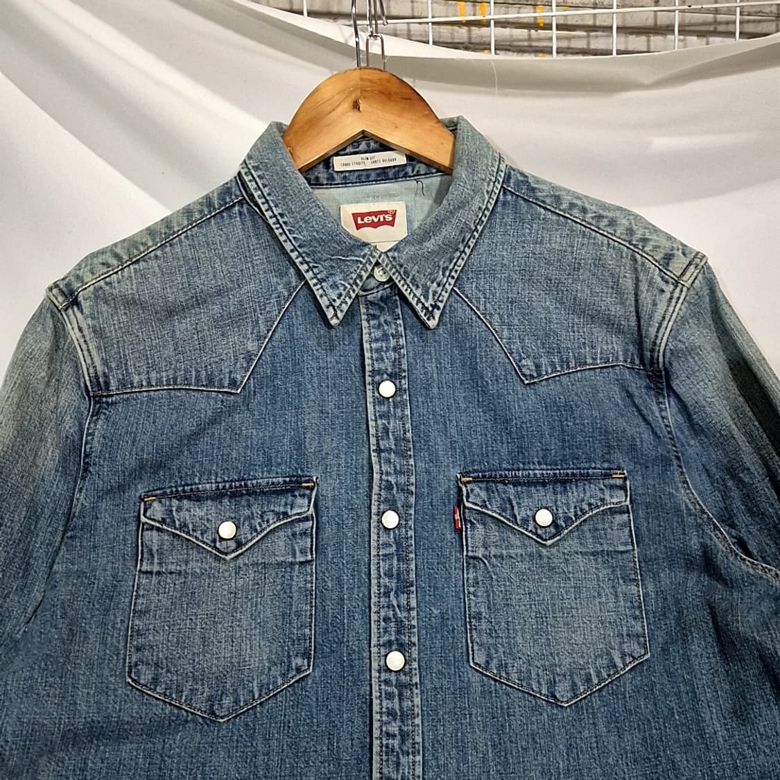 Levis 리바이스 웨스턴 데님 셔츠 상품이미지2