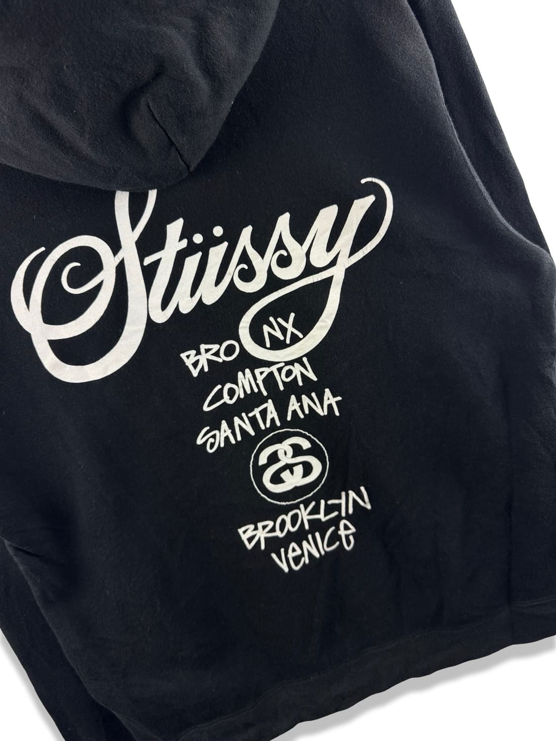 스투시 월드투어 블랙 후디2847 상품이미지5