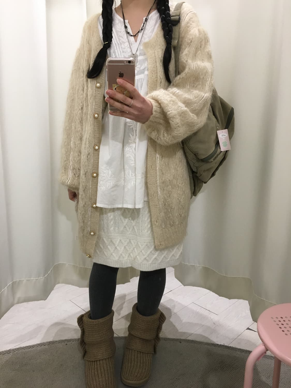 세실맥비 니트 미디 스커트 상품이미지5