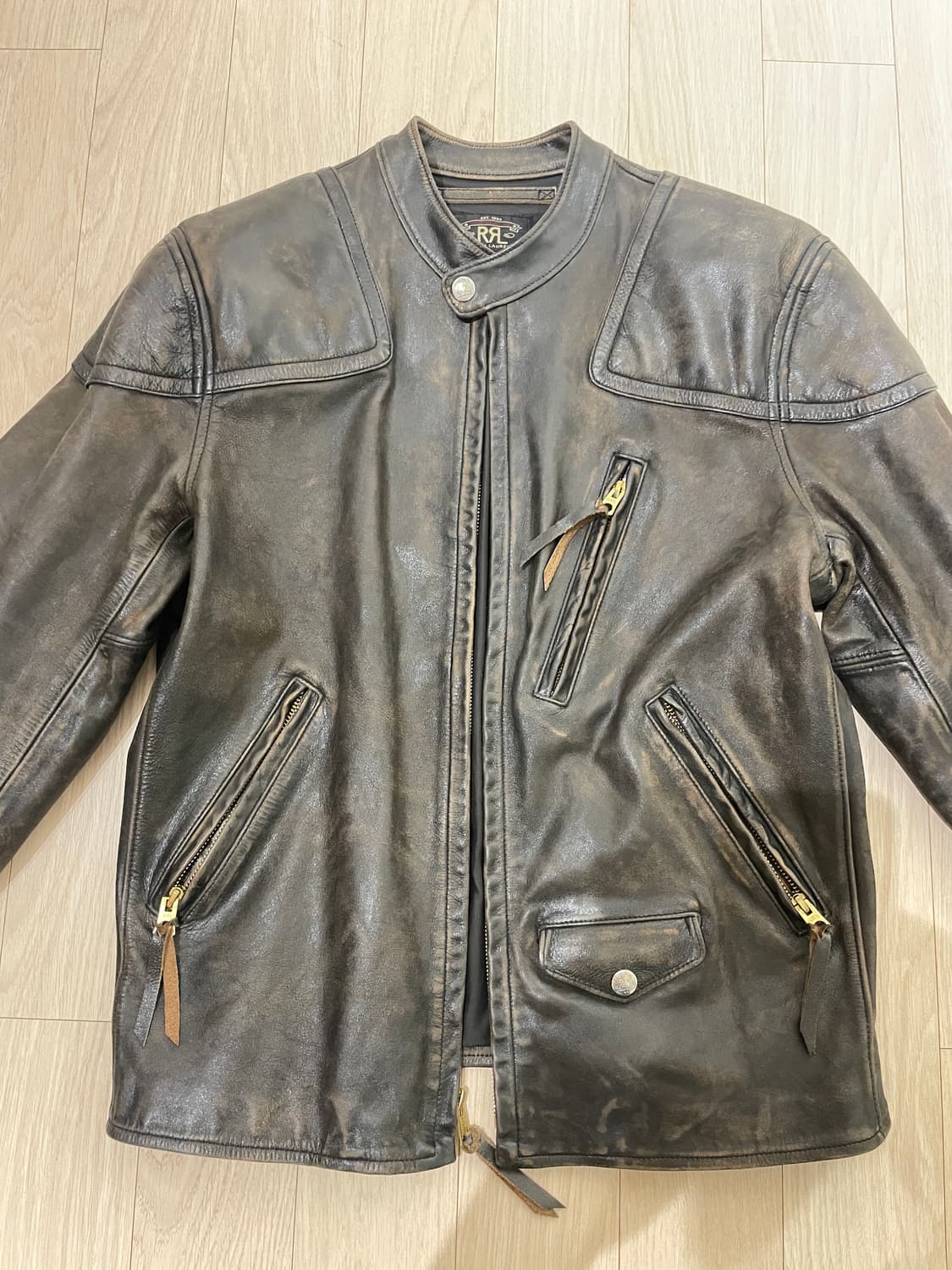 Rrl 모토레더자켓 s사이즈 상품이미지1