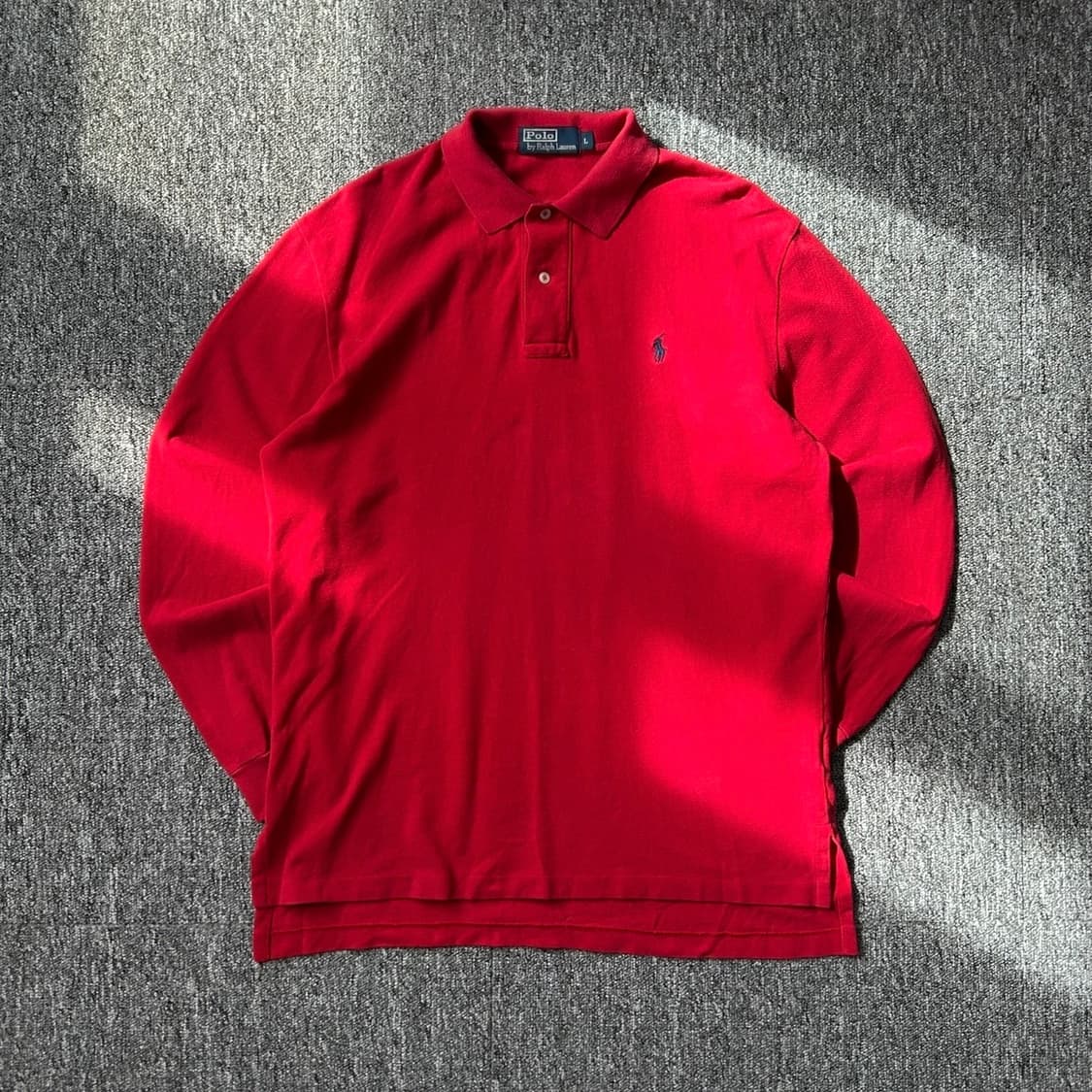 폴로 랄프로렌 레드 PK 카라티  상품이미지1