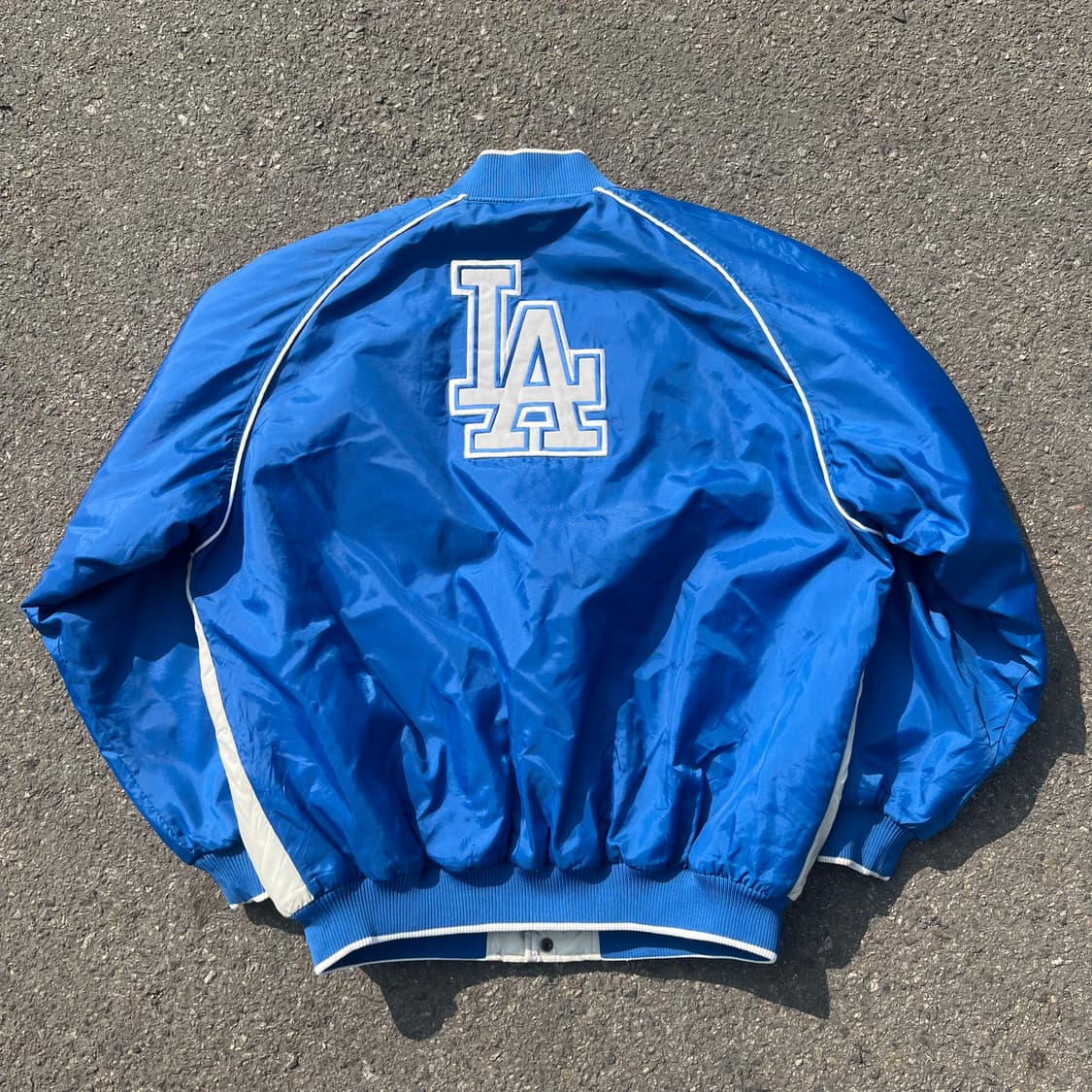 00‘s 나이키 LA다저스 사틴 바시티 자켓 상품이미지2