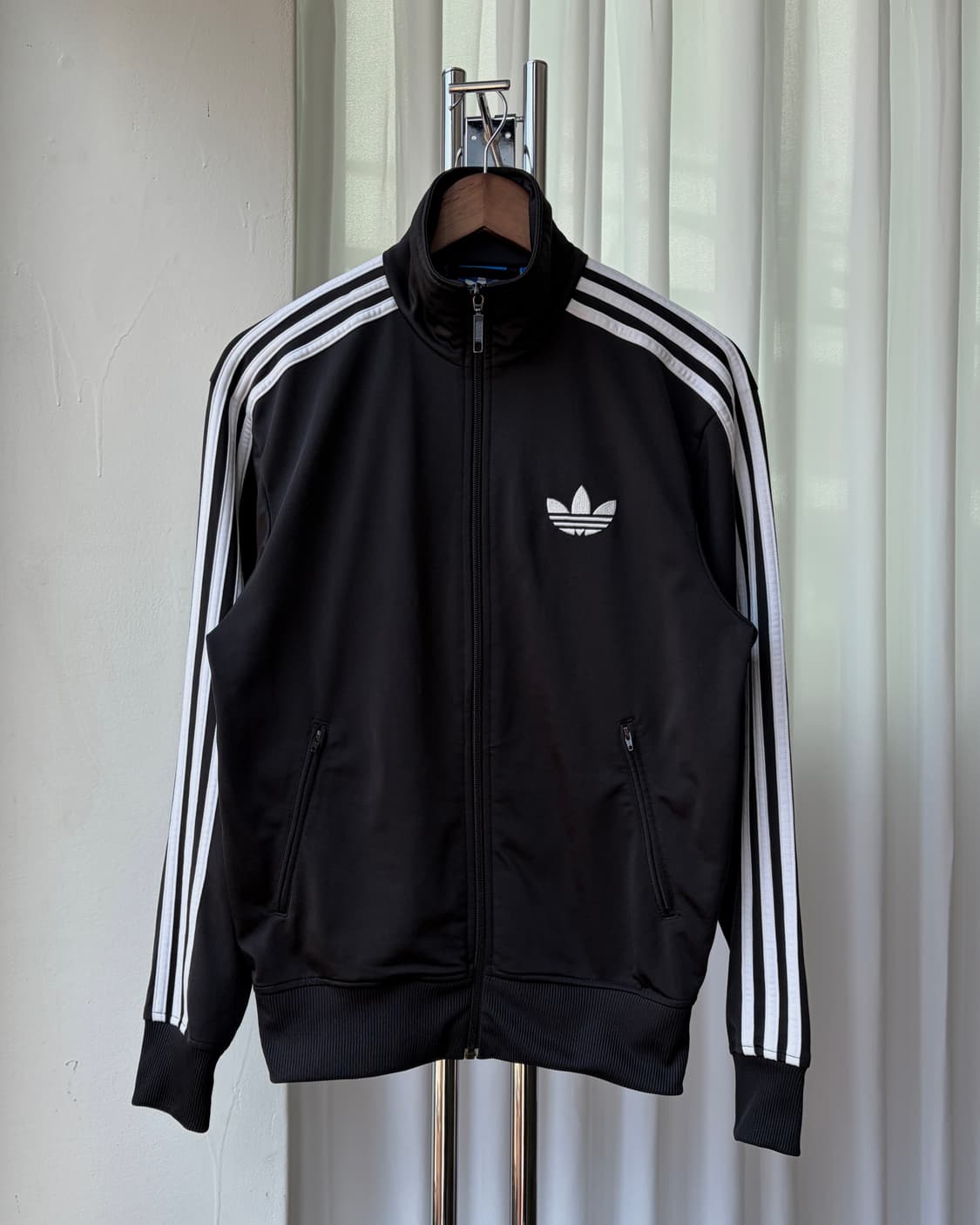 [S-M]아디다스 구형 파이어버드 블랙 트랙탑 져지 상품이미지3