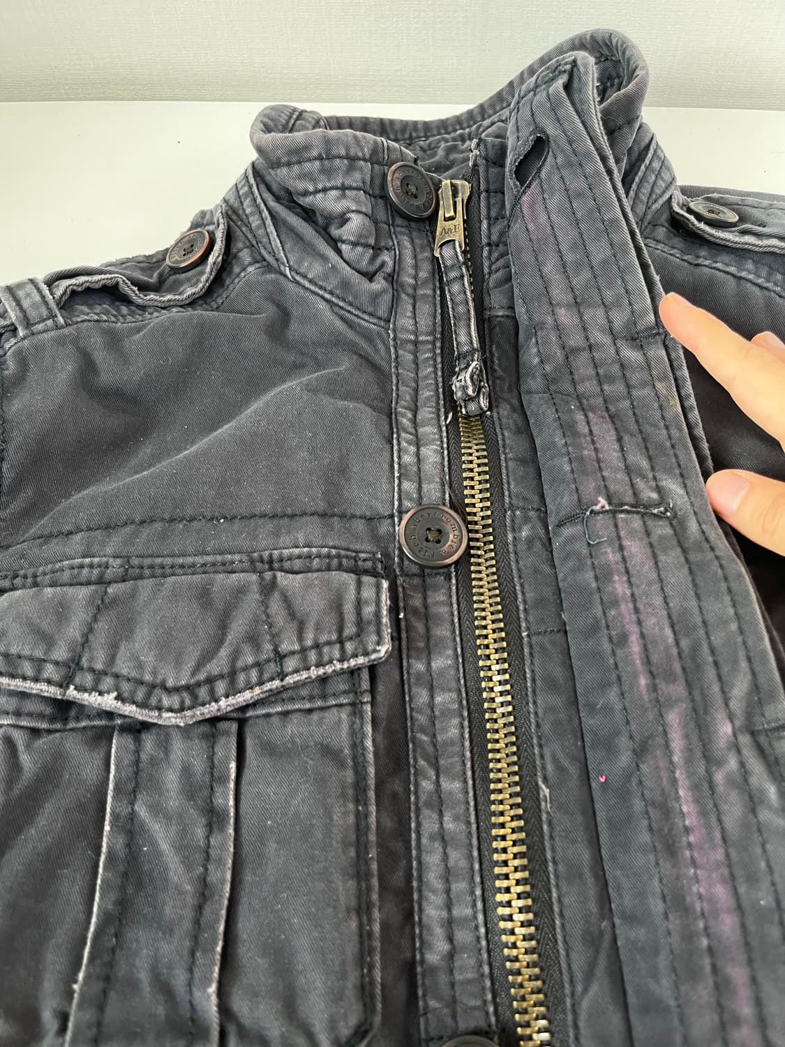 [L] 아베크롬비 밀리터리 필드자켓 야상 상품이미지4