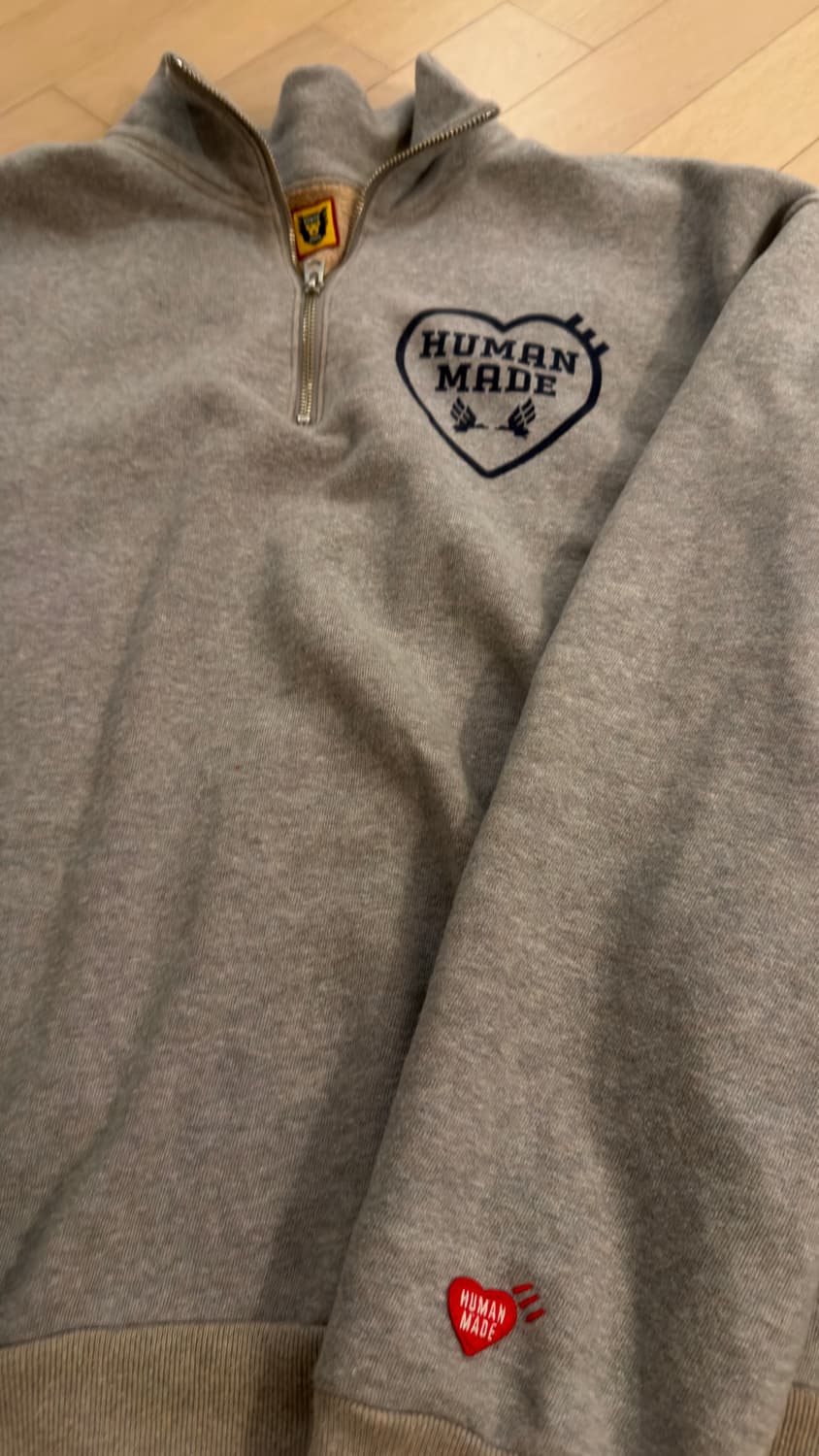 휴먼메이드 하프집 스웻셔츠 XL 상품이미지2
