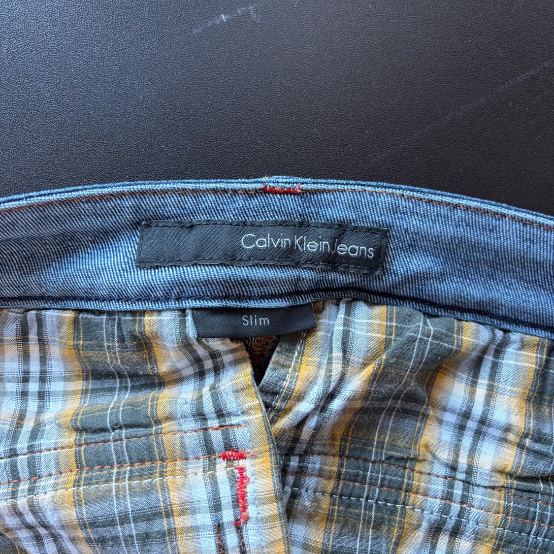 캘빈클라인 블랙 데님 카고 바지 상품이미지6