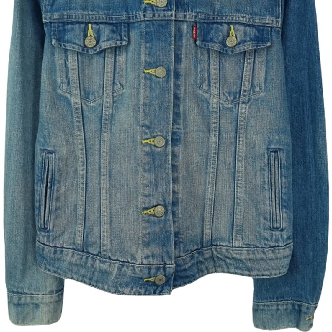 [리바이스] 워시드 데님 트러커 자켓 청자켓 M16466 상품이미지5