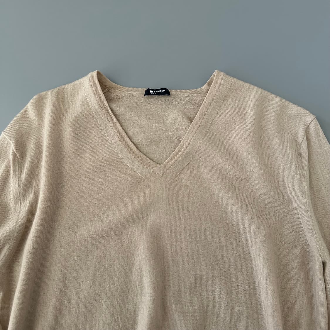 질샌더 jil sander navy 브이넥 울 니트 상품이미지3