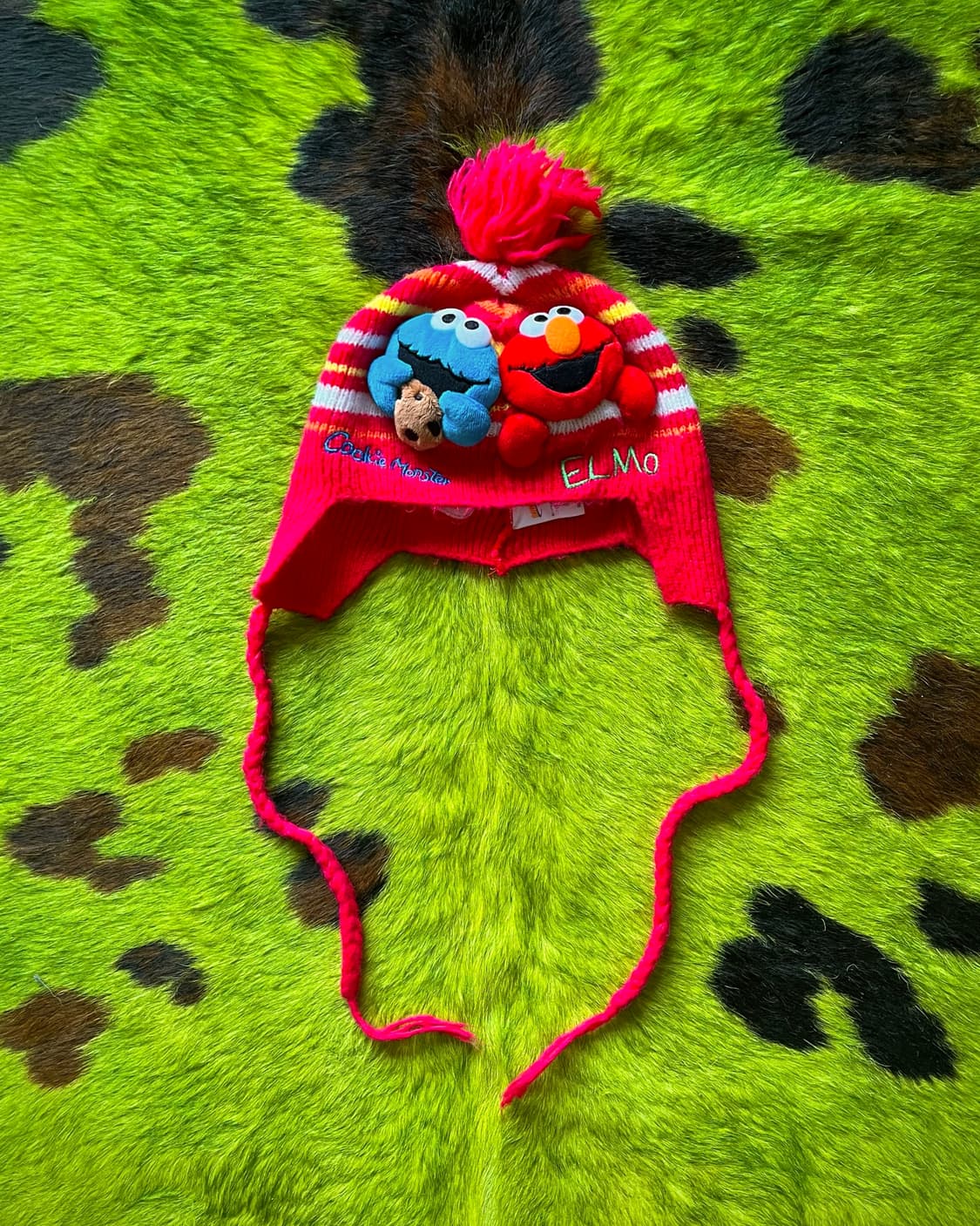 Old UNIVERSAL STUDIOS 3D Elmo Beanie 상품이미지4
