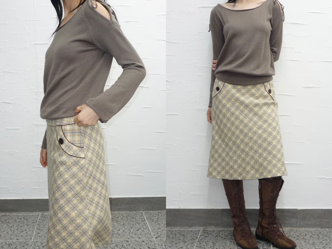 Shoulder ribbon knit 상품이미지1