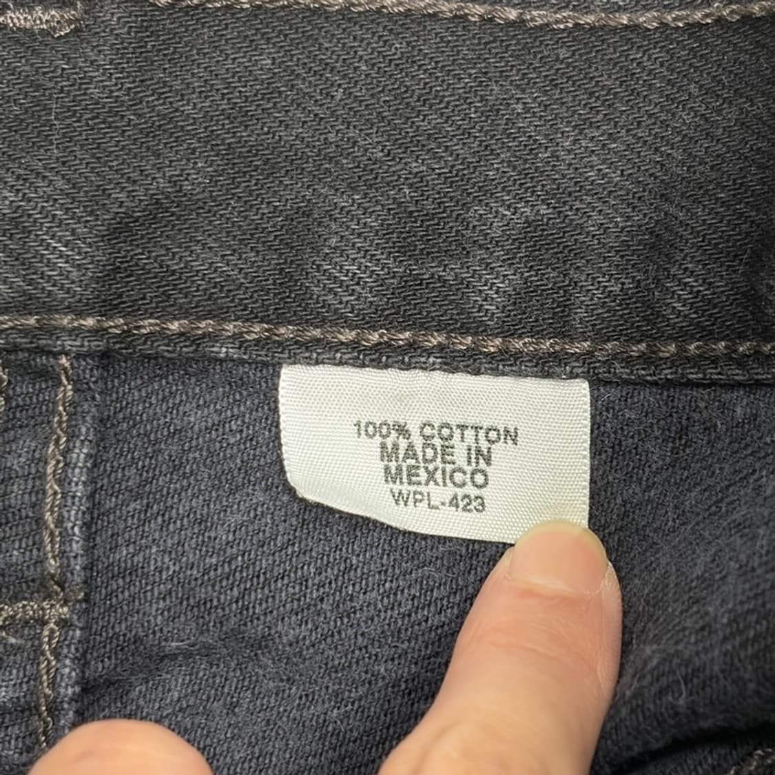 LEVI'S 501 버튼플라이 흑청팬츠 33-32 상품이미지5