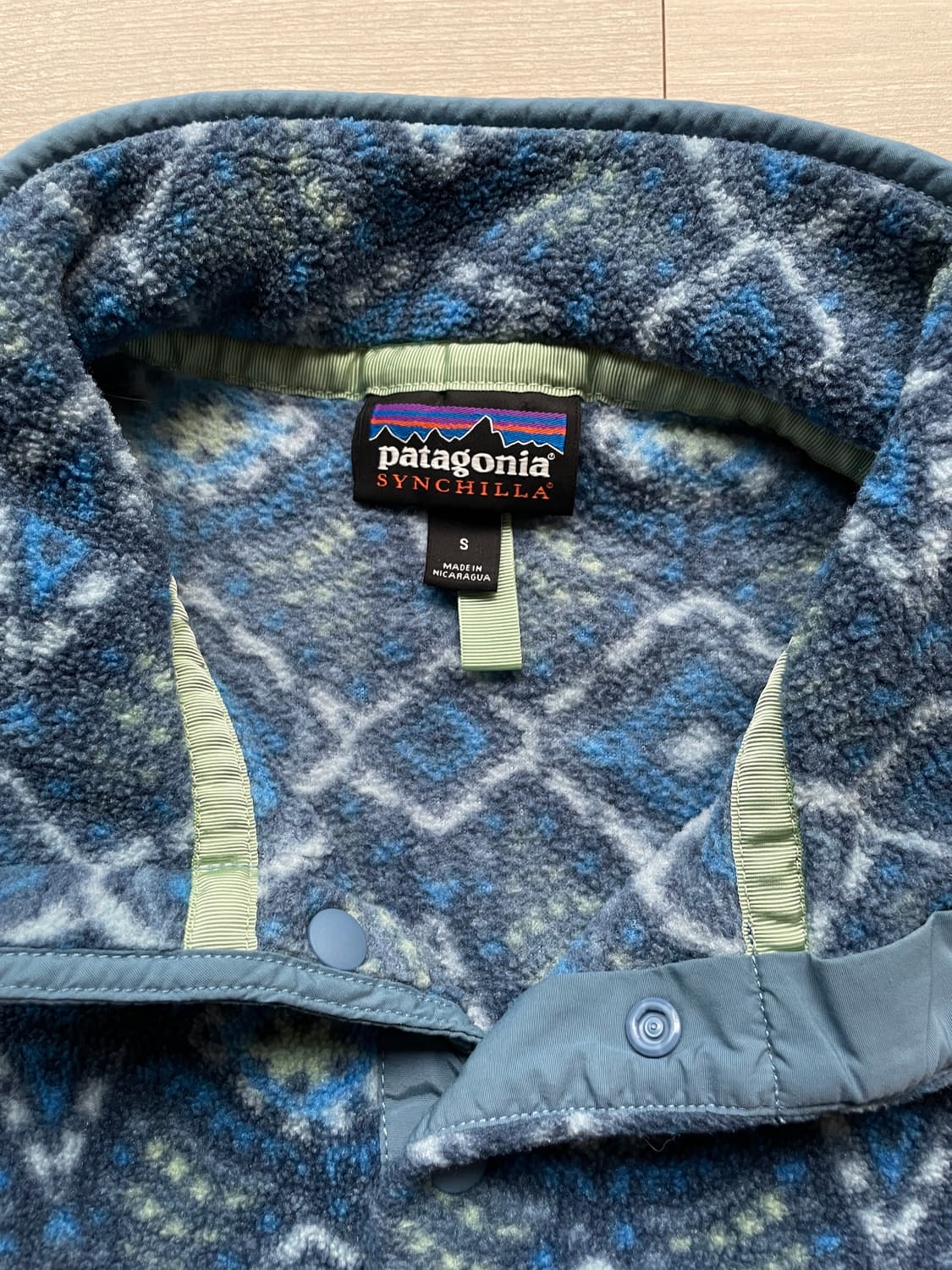 파타고니아 신칠라 노르딕 모자이크 블루 patagonia 상품이미지3