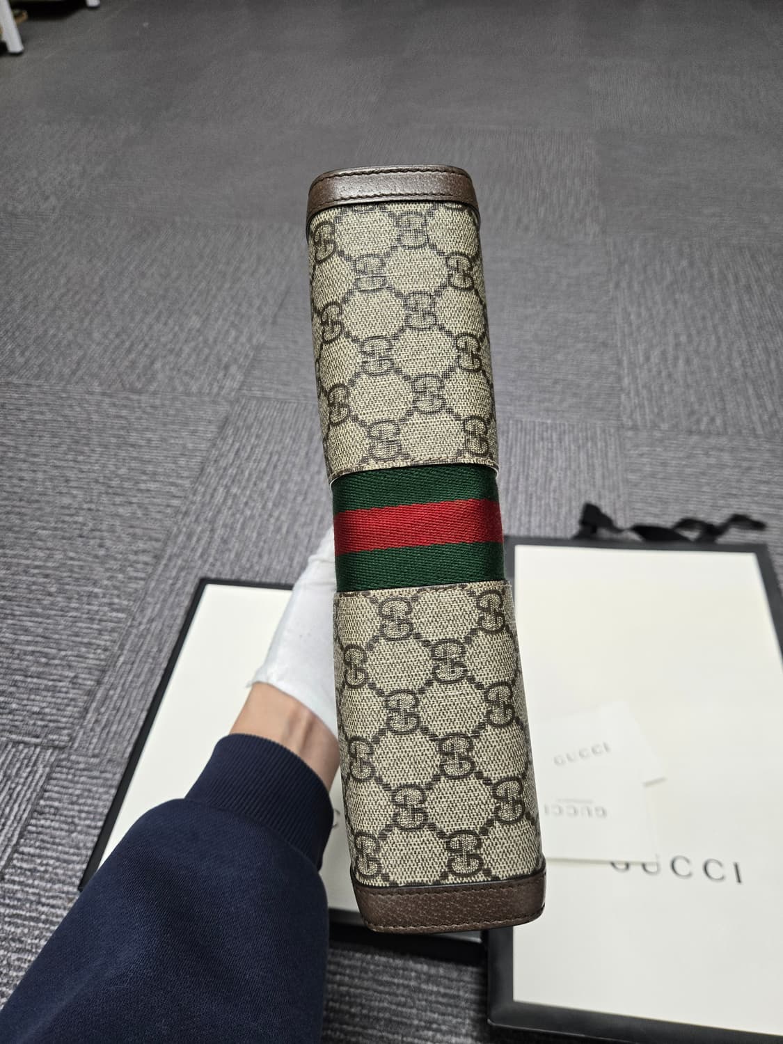 [특가][정품] 구찌 시그니처 삼선 보야주 클러치백 상품이미지5