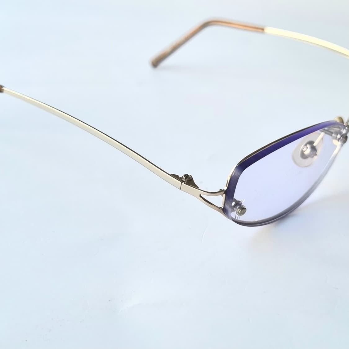 데드스탁 Y2K 긱시크 오벌 무테 안경테 761 상품이미지6