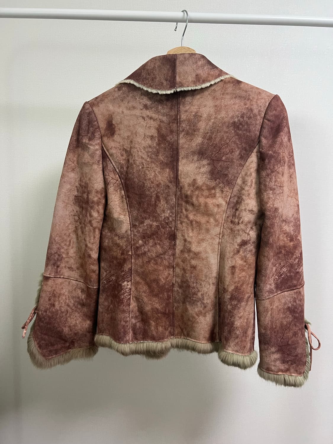 토끼털퍼트리밍 무스탕 갸루 y2k 상품이미지8