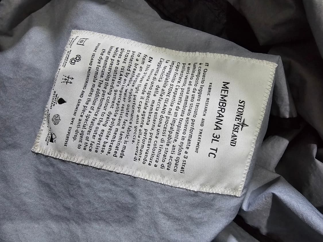 정품 스톤아일랜드 22SS 멤브라나 3L TC 후드 자켓 95 / M 상품이미지5